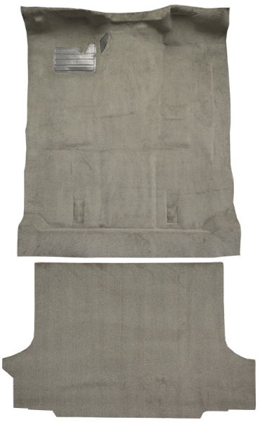 Picture of 1995-1999 Chevrolet Tahoe 2DR w/o Heat Vents Complete Cutpile Carpet Flooring 801 Black