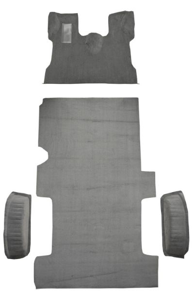 Picture of 1992-1996 Ford E-350 Econoline Reg Fits Gas or Diesel Complete Cutpile Carpet Flooring 801 Black