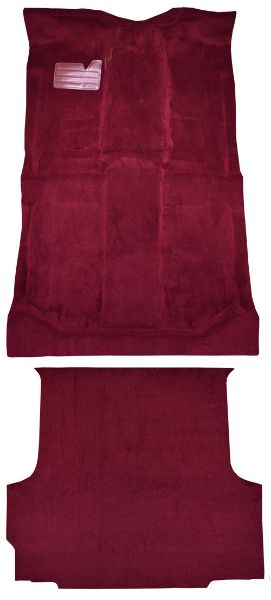 Picture of 1992-1999 GMC K2500 Suburban with Heat Vents Complete Cutpile Carpet Flooring 801 Black