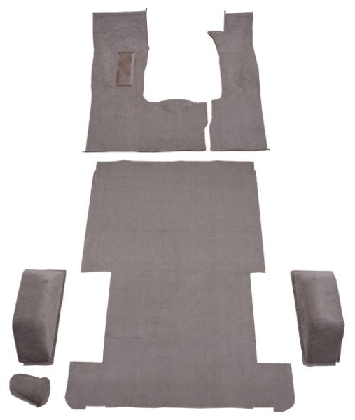 Picture of 1995-1997 Dodge B1500 Van Complete Short Cutpile Carpet Flooring 801 Black