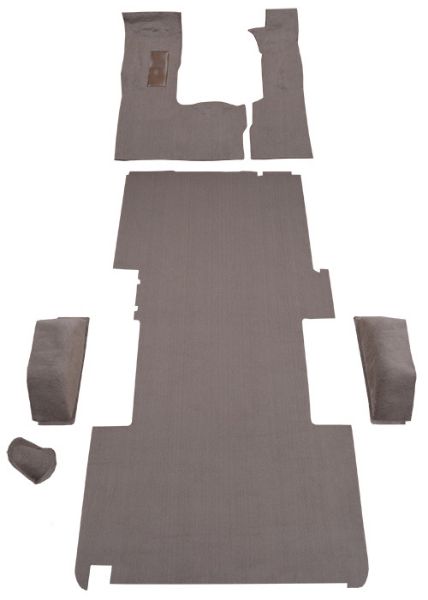 Picture of 1995-1997 Dodge B3500 Ext Van Complete Cutpile Carpet Flooring 801 Black