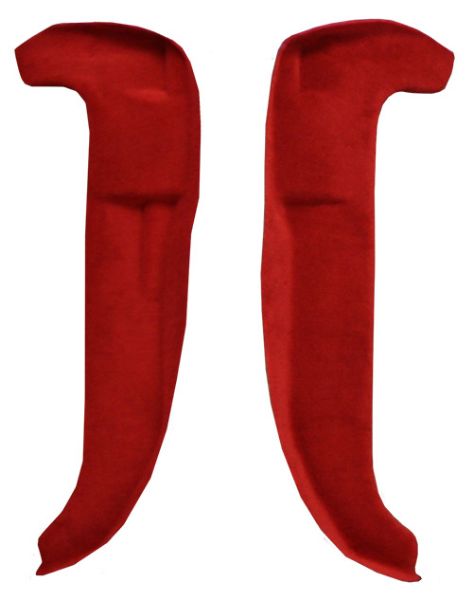 Picture of 1994-1996 Chevrolet Corvette Door Sills without Plastic Truvette Carpet Flooring T376 Black