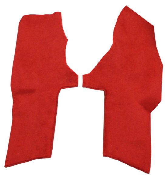 Picture of 1994-1996 Chevrolet Corvette Console Strip 2pc Cutpile Carpet Flooring 801 Black