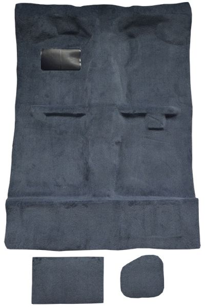 Picture of 1995-2004 Toyota Tacoma Ext Cab 2 & 4WD with Lid Covers Cutpile Carpet Flooring 801 Black