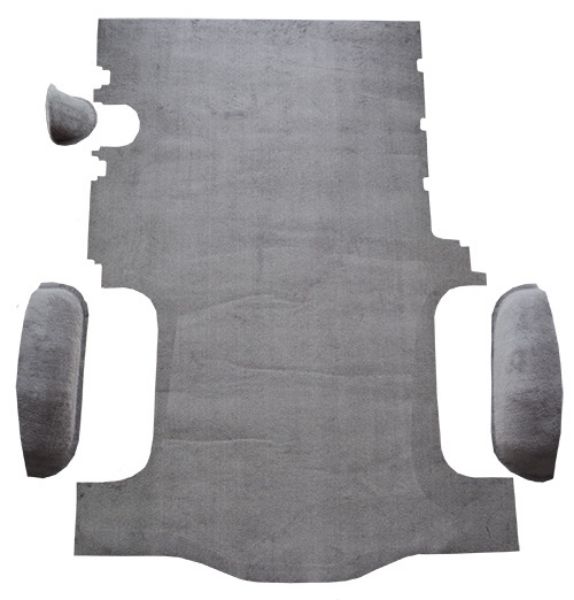 Picture of 1996-2002 GMC Savana 3500 Van Short Fits 135 Wheel Base Cargo Area Cutpile Carpet Flooring 801 Black
