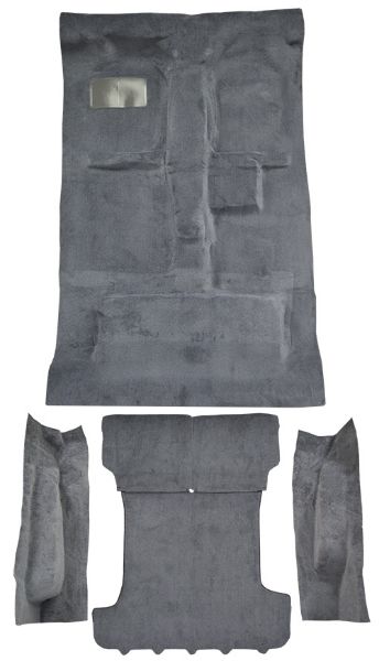 Picture of 1996-2002 Toyota 4Runner 4DR Complete Cutpile Carpet Flooring 801 Black