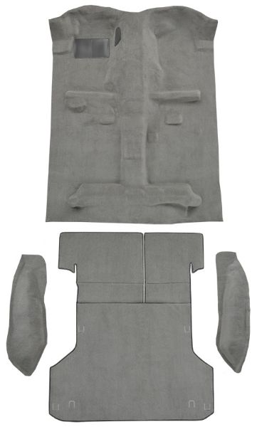 Picture of 1996-2004 Nissan Pathfinder Complete Cutpile Carpet Flooring 801 Black