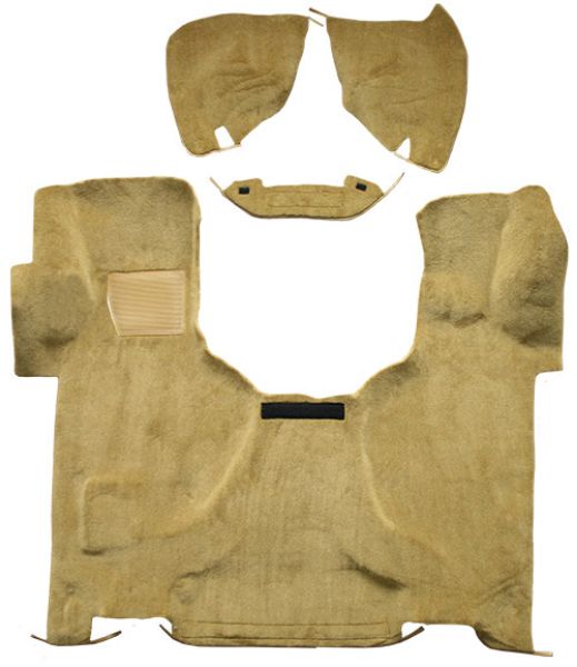 Picture of 1996-2005 GMC Safari Ext with Engine Cover Pass Area Cutpile Carpet Flooring 801 Black