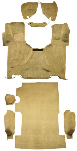 Picture of 1996-2005 GMC Safari Ext Complete with Engine Cover Cutpile Carpet Flooring 801 Black