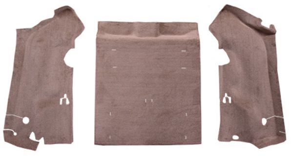 Picture of 1997-2002 Jeep Wrangler Cargo Area Cutpile Carpet Flooring 801 Black