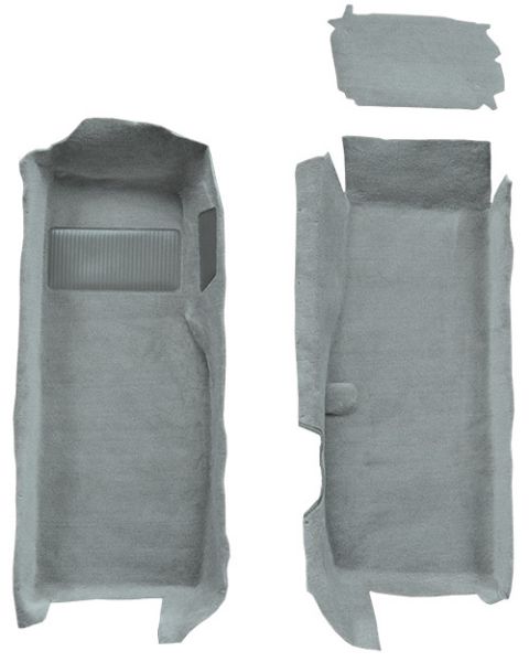 Picture of 2001-2004 Chevrolet Corvette Z06 Coupe/Convertible Front Set with Pad Cutpile Carpet Flooring 801 Black