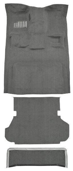 Picture of 1998-2007 Toyota Land Cruiser Complete Cutpile Carpet Flooring 801 Black