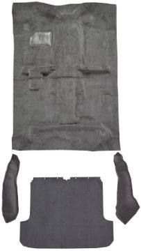 Show details for 2000-2004 Nissan Xterra Complete Cutpile Carpet Flooring 801 Black Picture of 2000-2004 Nissan Xterra Complete Cutpile Carpet Flooring 801 Black