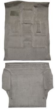 Show details for 2000-2006 GMC Yukon 4DR Complete Cutpile Carpet Flooring 801 Black Picture of 2000-2006 GMC Yukon 4DR Complete Cutpile Carpet Flooring 801 Black