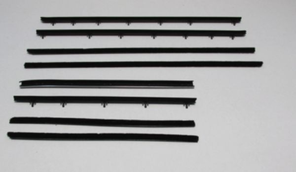 Picture of 1967 GS California Buick Special 2 Door Sedan With Buick Special Molding Authentic Window Felts Whiskers Kit (8pcs)