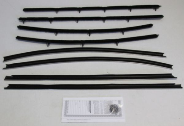 Picture of 1968 Skylark 2 Door Hardtop Authentic Window Felts Whiskers Kit (8pcs)
