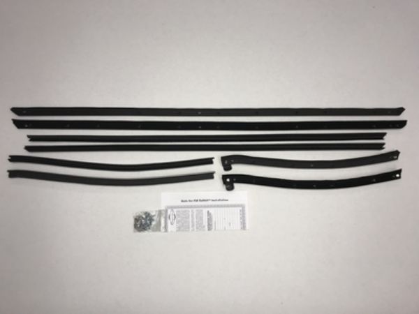 Picture of 1969 Skylark Convertible Authentic Window Felts Whiskers Kit With Buick Special Molding (8pcs)