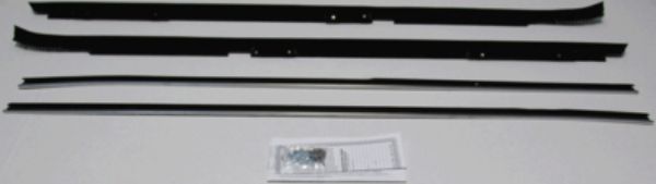 Picture of 1981-87 Regal 2 Door Authentic Window Felts Whiskers Kit With Out Buick Special Molding (4pcs)