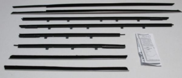 Picture of 1964 Wildcat 2 Door Hardtop Authentic Window Felts Whiskers Kit (8pcs)
