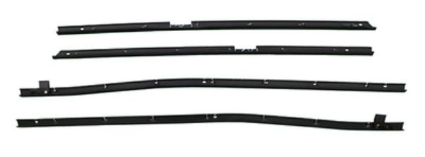 Picture of 1965-66 Wildcat 4 Door Hardtop Authentic Window Felts Whiskers Kit Outers Only (4pcs)