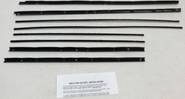 Picture of 1965 Skylark 2 Door Hardtop Replacement Window Felts Whiskers Kit (8pcs)