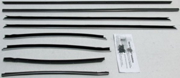 Picture of 1969 Skylark Convertible Replacement Window Felts Whiskers Kit (8pcs)