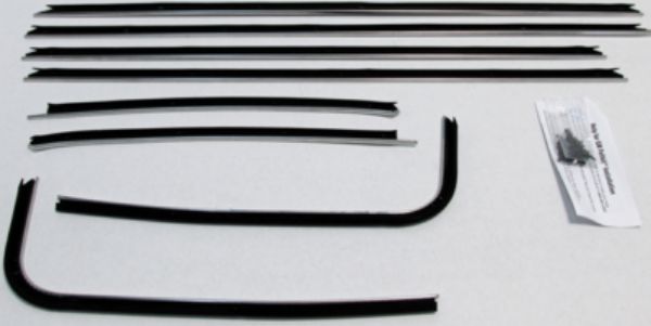 Picture of 1970-72 Skylark 2 Door Hardtop Replacement Window Felts Whiskers Kit (8pcs)