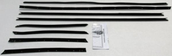 Picture of 1968-70 Riviera 2 Door Hardtop Authentic Window Felts Whiskers Kit (8pcs)