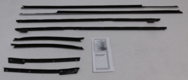 Picture of 1967-68 Coupe Deville 2 Door Hardtop Window Felts Whiskers Kit (8pcs)