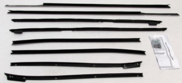 Picture of 1967-68 Deville Convertible Authentic Window Felts Whiskers Kit (8pcs)