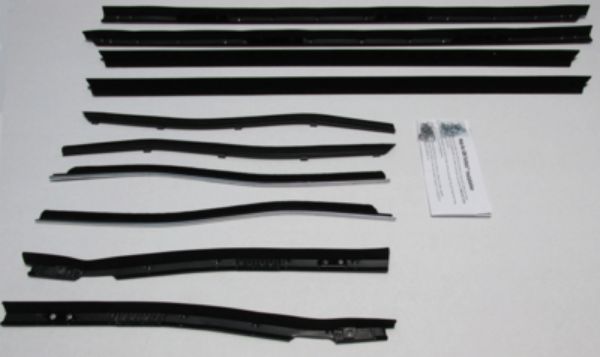 Picture of 1975-76 Eldorado Convertible Authentic Window Felts Whiskers Kit (10pcs)