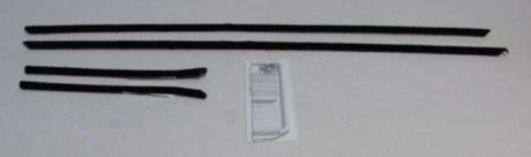 Picture of 1968 Camaro Convertible Authentic Window Felts Whiskers Kit With Buick Special Molding Outers Only