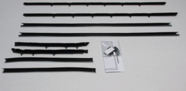 Picture of 1968-69 Camaro Coupe Standard Interior Authentic Window Felts Whiskers Kit (8pcs)