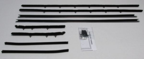 Picture of 1968-69 Camaro Convertible Standard Interior Authentic Window Felts Whiskers Kit (8pcs)