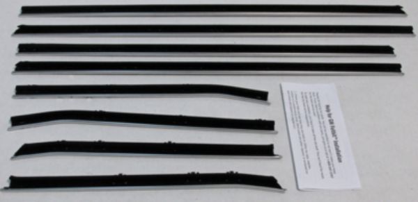 Picture of 1967 Camaro Coupe Replacement Window Felts Whiskers Kit