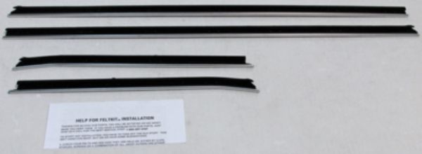 Picture of 1967 Coupe Outers Only Replacement Window Felts Whiskers Kit