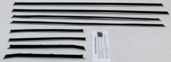 Picture of 1968-69 Camaro Coupe Replacement Window Felts Whiskers Kit
