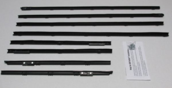 Picture of 1964 Chevelle Convertible Authentic Window Felts Whiskers Kit (8pcs)