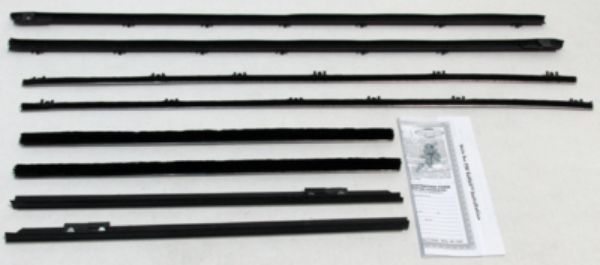 Picture of 1965 Chevelle Convertible Authentic Window Felts Whiskers Kit (8pcs)