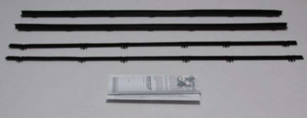 Picture of 1965 El Camino & 2 Door Station Wagon Authentic Window Felts Whiskers Kit (4pcs)