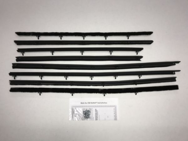 Picture of 1966-67 Chevelle 4 Door Hardtop Authentic Window Felts Whiskers Kit (8pcs)