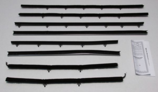 Picture of 1966-67 Chevelle Coupe Authentic Window Felts Whiskers Kit (8pcs)