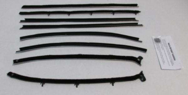 Picture of 1968 Chevelle Coupe Authentic Window Felts Whiskers Kit (8pcs)