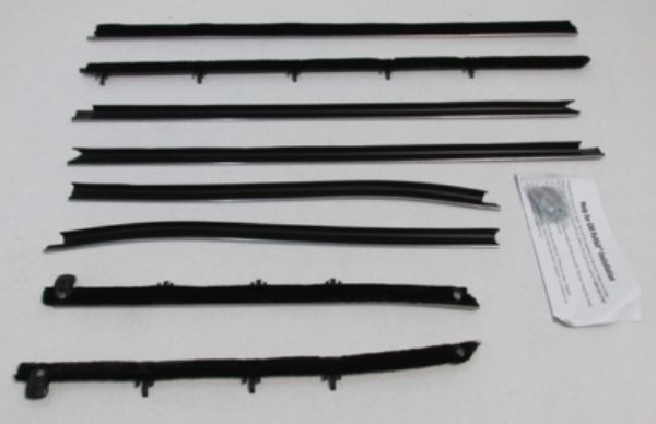 Picture of 1968 Chevelle Convertible Authentic Window Felts Whiskers Kit (8pcs)