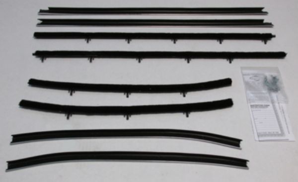 Picture of 1968 Chevelle 2 Door Sedan Authentic Window Felts Whiskers Kit (8pcs)