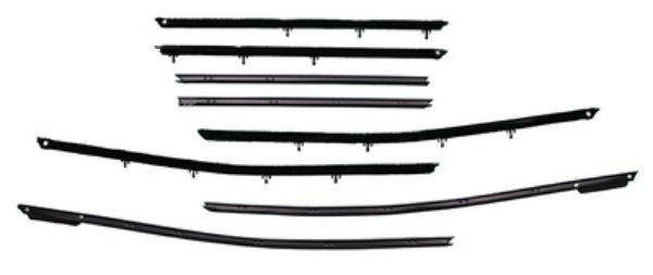 Picture of 1968 Chevelle 4 Door Hardtop Authentic Window Felts Whiskers Kit (8pcs)
