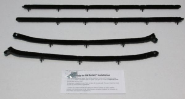 Picture of 1968 Chevelle Coupe Outers Only Authentic Window Felts Whiskers Kit (4pcs)