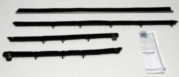 Picture of 1968 Chevelle Convertible Outers Only Authentic Window Felts Whiskers Kit (4pcs)