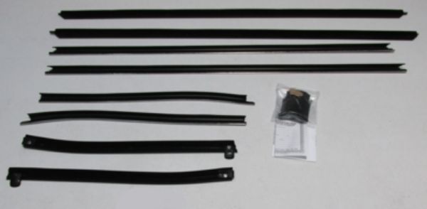 Picture of 1969 Chevelle Convertible Authentic Window Felts Whiskers Kit (8pcs)