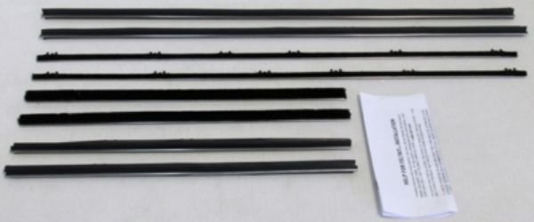 Picture of 1965 Chevelle Convertible Replacement Window Felts Whiskers Kit (8pcs)